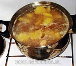 Варим бульон для картофельного супа, Tupperware, фото