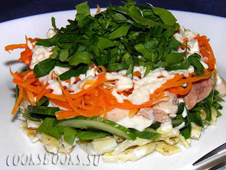 Салат с морковью по-корейски