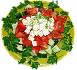 Готовый салат, фото