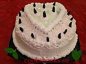 Торт пирог из жимолости , фото