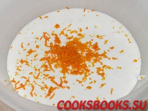 Ореховый торт с апельсиновым кремом