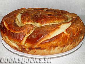 сдобный пирог с яблочной  рецепт фото