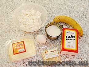 Печенье творожно-банановое с кунжутом