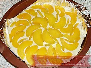 Персиковый пирог,фото