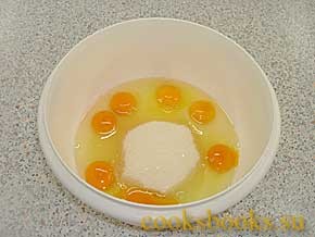 Яйца и сахар, фото