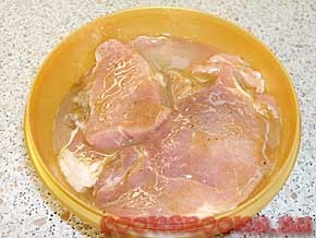 Свинина в медово-горчичном соусе